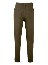 Dames Contour Stretchbroek Olijf