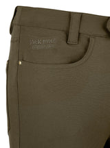 Dames Contour Stretchbroek Bruin
