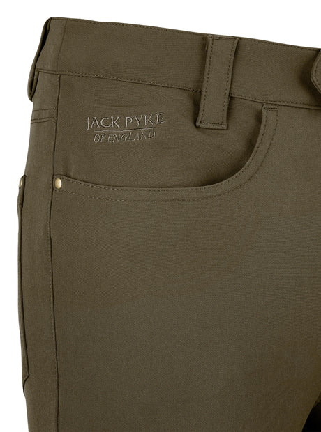 Dames Contour Stretchbroek Bruin
