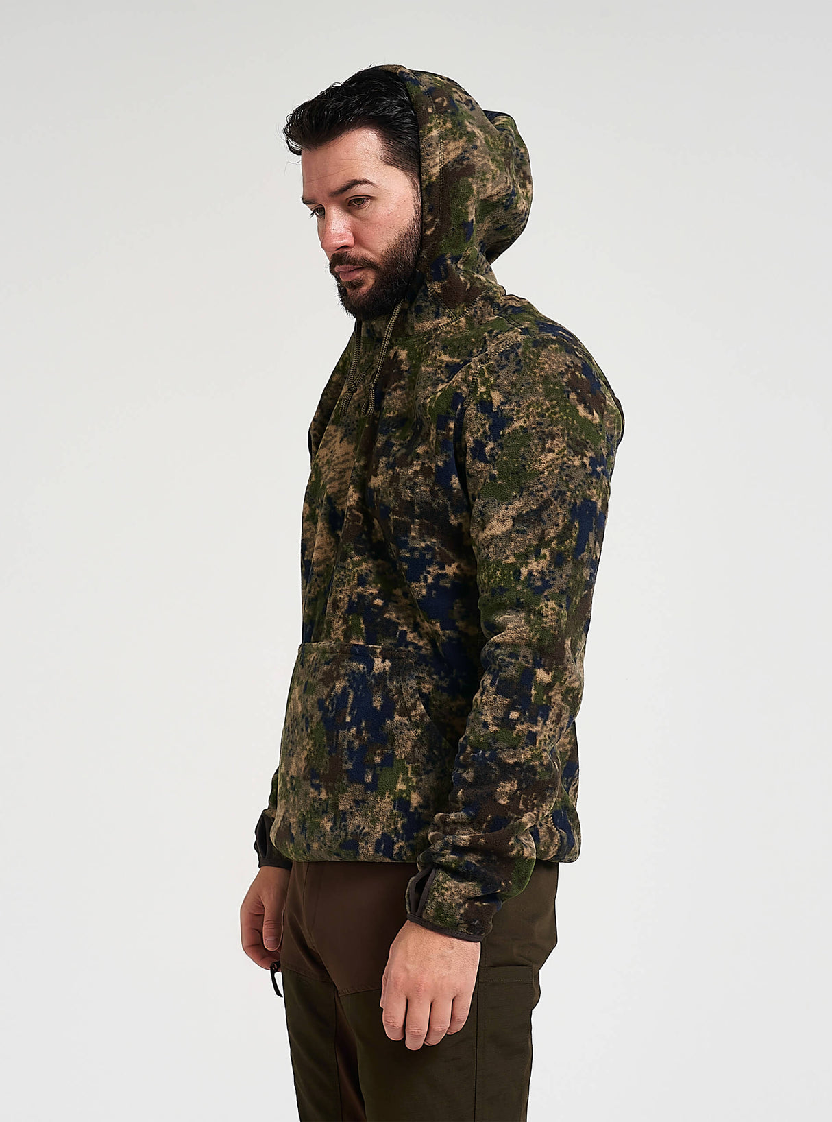 Fieldman Fleece Hoodie Groen