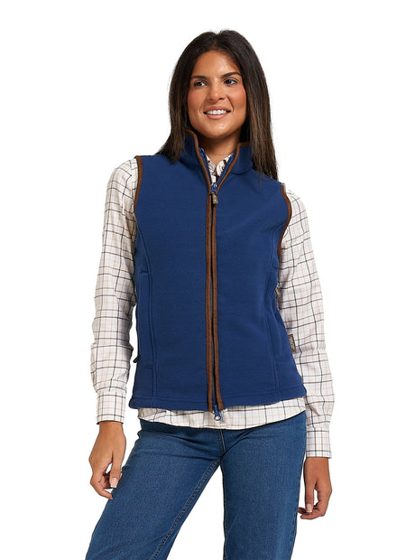 Dames Countryman Fleece Bodywarmer Donkerolijf