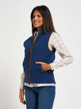 Dames Countryman Fleece Bodywarmer Donkerolijf