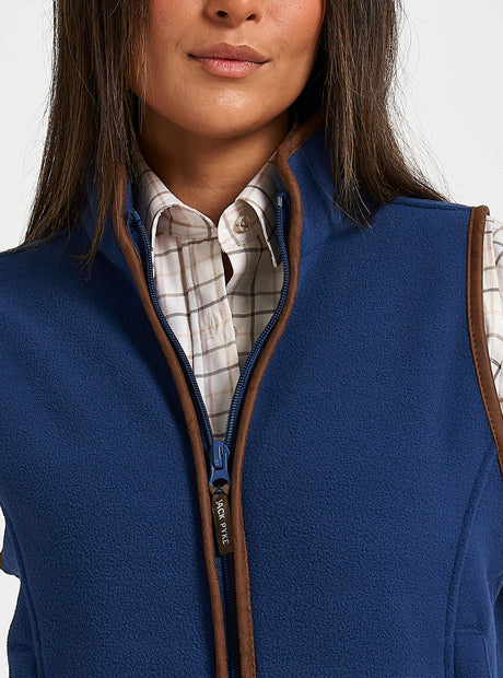Dames Countryman Fleece Bodywarmer Donkerolijf