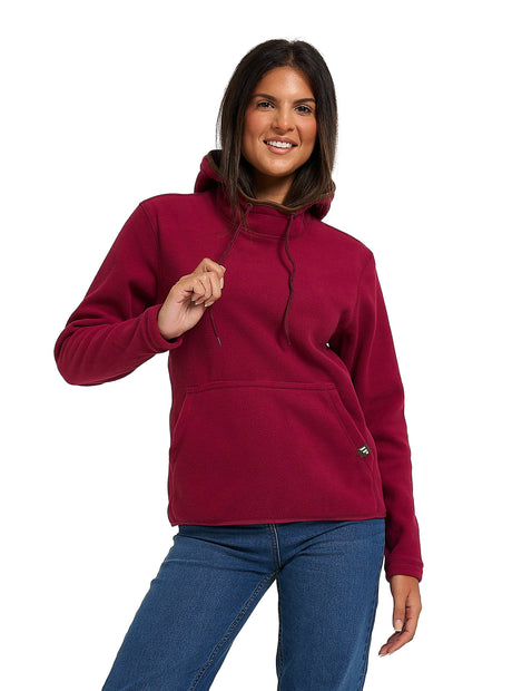 Dames Fleece Hoodie Roselle