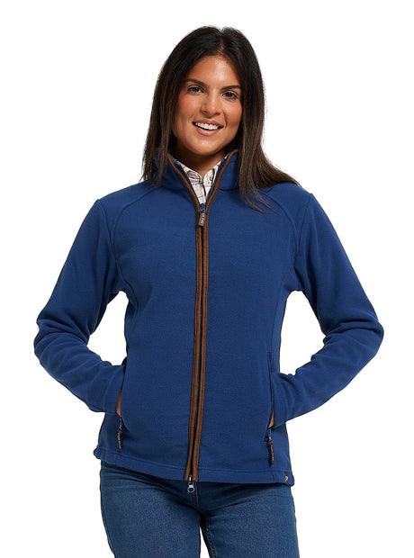 Dames Fleecejas Denim