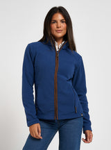 Dames Fleecejas Marineblauw