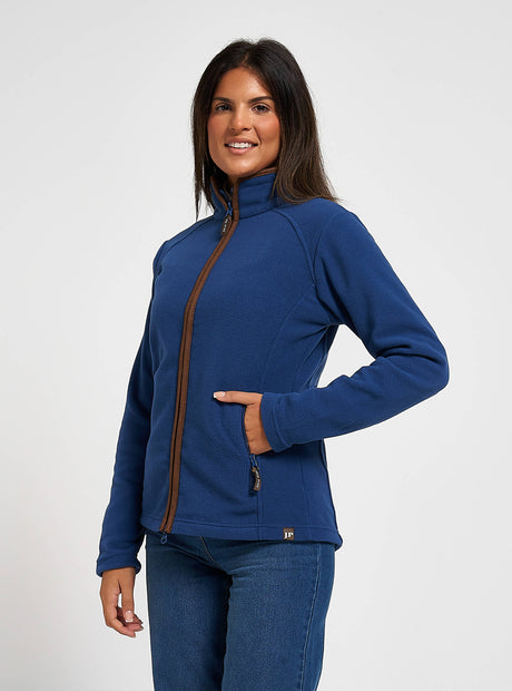 Dames Fleecejas Marineblauw
