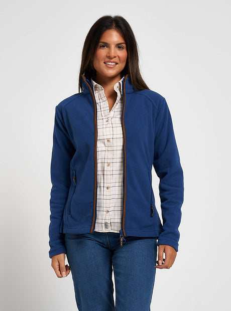 Dames Fleecejas Denim