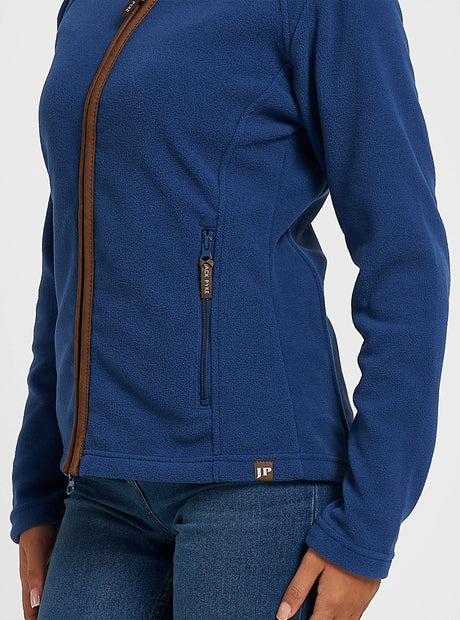 Dames Fleecejas Marineblauw