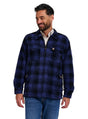 Tundra Overhemd Marineblauw Geruit
