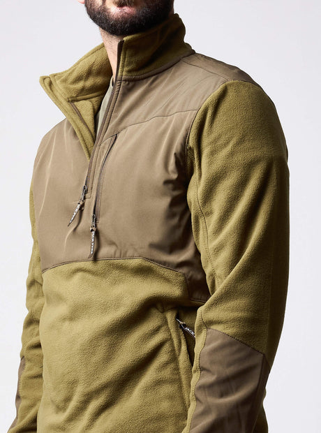 Rannock Fleecetrui Donkerolijf