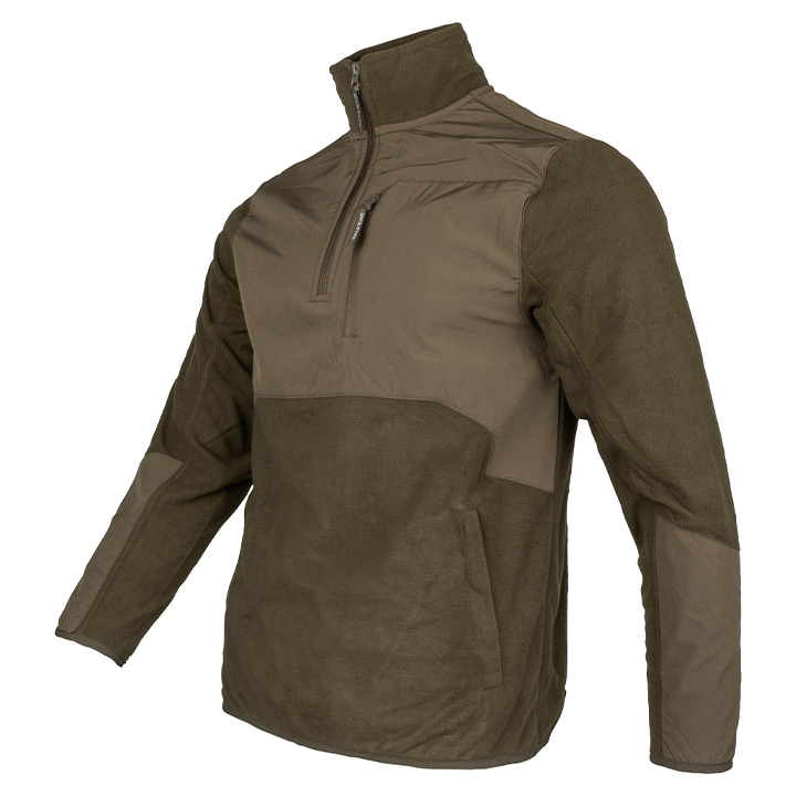 Rannock Fleecetrui Donkerolijf
