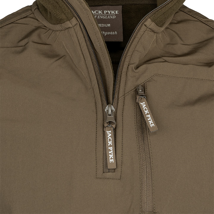 Rannock Fleecetrui Donkerolijf