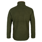 Sherpa Fleecetrui Halve Rits Olijf