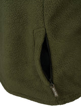 Sherpa Fleecetrui Halve Rits Shiitake
