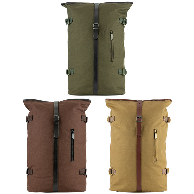 Canvas Rugzak met Rolsluiting