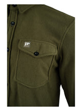 Polar Fleece Overhemd Donker Mosterd