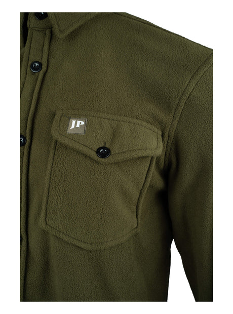 Polar Fleece Overhemd Donker Mosterd
