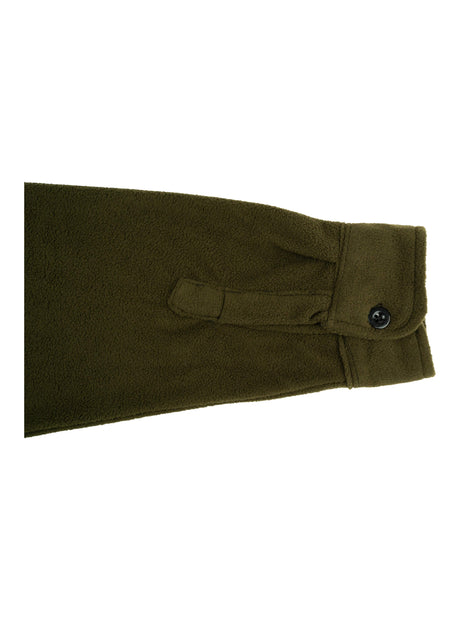 Polar Fleece Overhemd Donker Mosterd