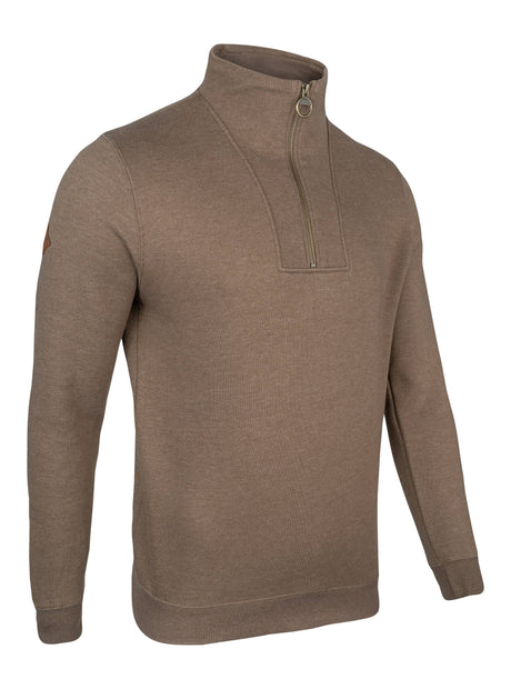 Sweater Halve Rits Donkerolijf