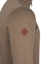 Sweater Halve Rits Donkerolijf