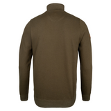 Sweater Halve Rits Donkerolijf