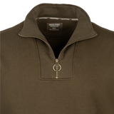 Sweater Halve Rits Donkerolijf
