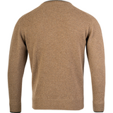 Ashcombe Trui V-Hals 100% Lamswol Gerst
