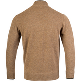 Ashcombe Trui met Rits 100% Lamswol Gerst