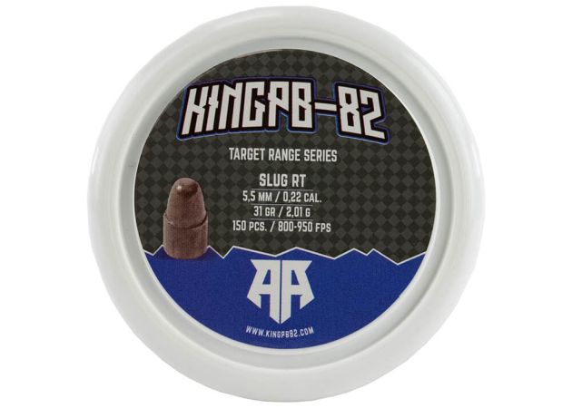 Slugs KingPB-82 5.5 mm Target Range RT 31 grain (.218)