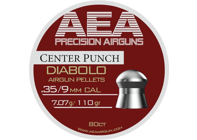 Luchtdrukkogeltjes AEA Center Punch 9 mm 110 grain