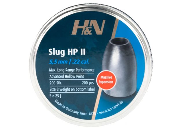 Slugs H&N 5.5 mm HP II 25 grain (.217)