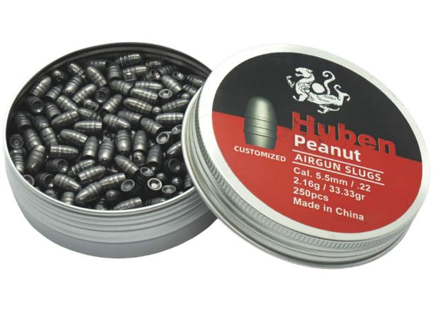 Slugs Huben Peanut 5.5 mm 33.33 grain (.22)