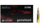 Kogelpatronen Sako Gamehead .222 Rem SP 55 grain