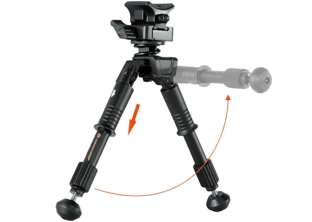Zweibein Vanguard Equalizer Pivoting 1QS - Aluminium
