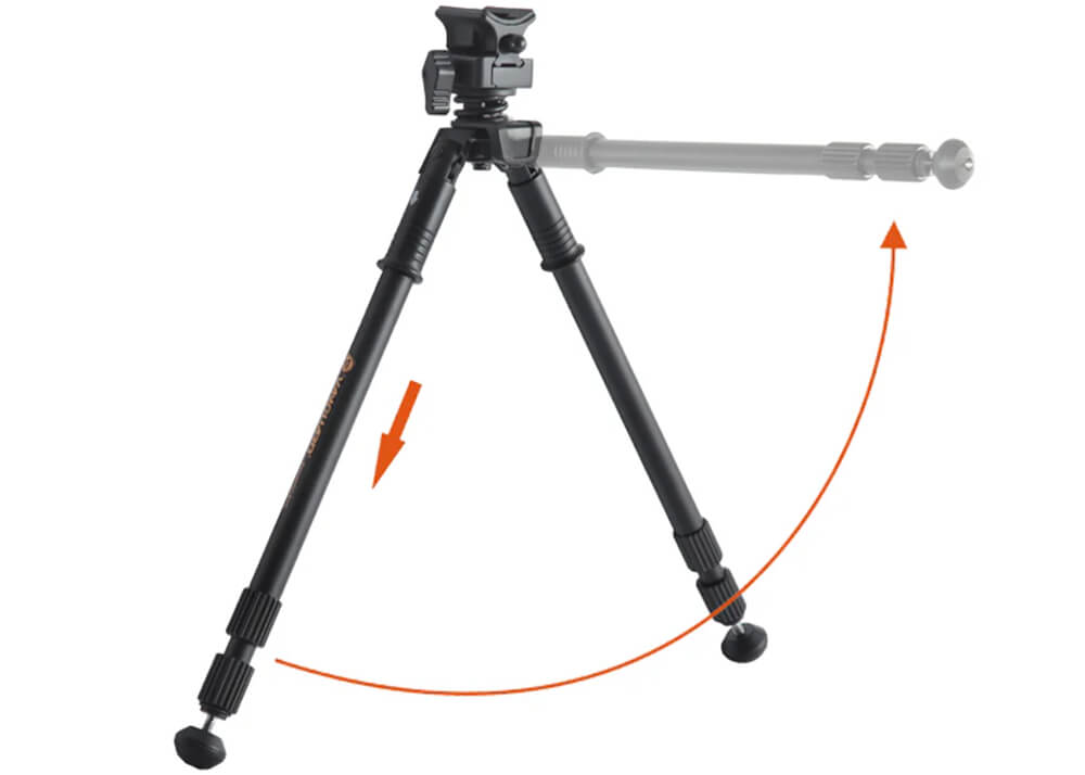 Zweibein Vanguard Equalizer Pivoting 2QS - Aluminium