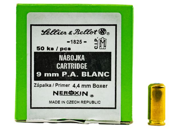 Knalpatronen Sellier & Bellot PA Blanc 9 mm Knal
