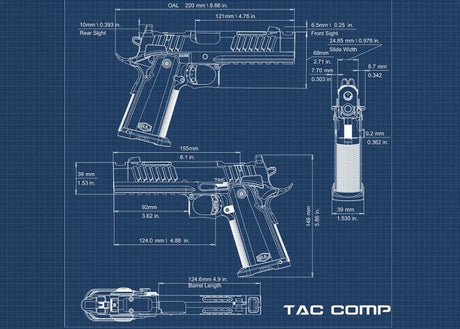 BUL SAS II Tac Comp 5" Silver (2)