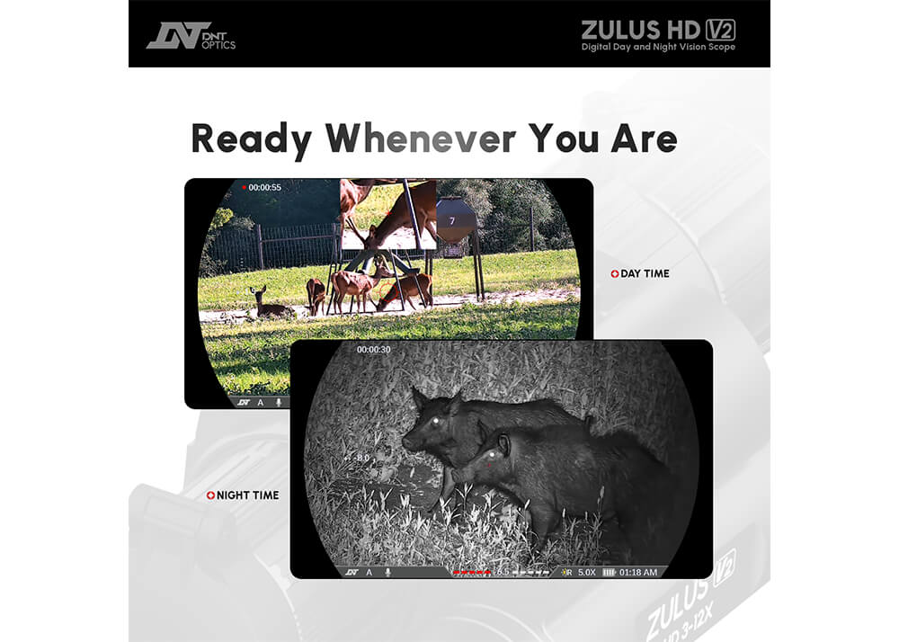 DNT Zulus HD V2 3-12x LRF Nachtsichtzielfernrohr