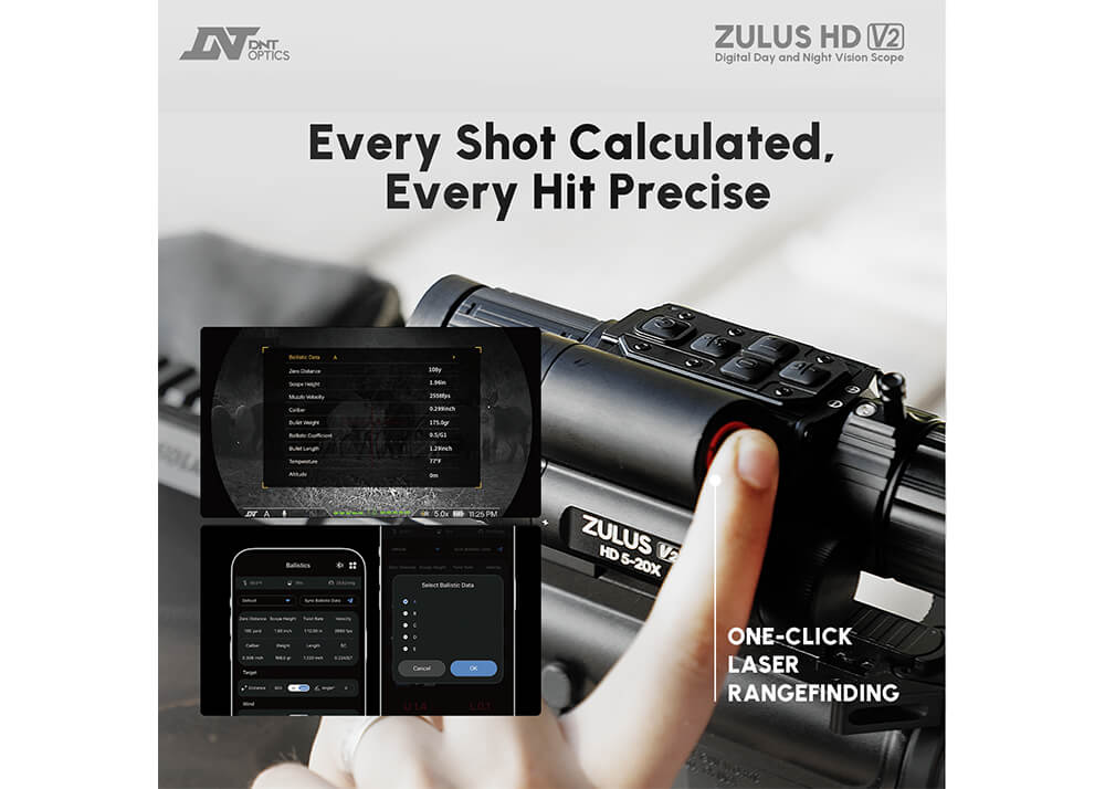 DNT Zulus HD V2 3-12x LRF Nachtsichtzielfernrohr
