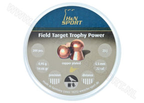 Luchtdrukkogeltjes H&N Field Target Trophy Power 5.5 mm 14.66 grain