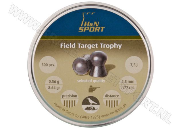 Luchtdrukkogeltjes H&N Field Target Trophy 4.52 mm 8.64 grain
