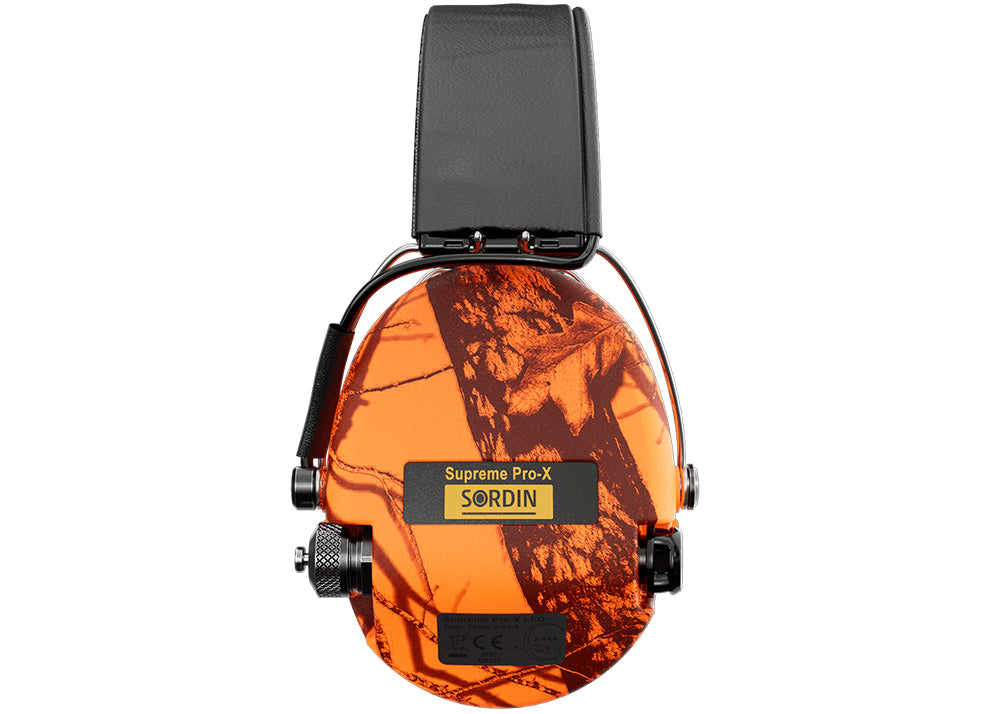 Gehörschutz Sordin Supreme Pro X LED Leder Blaze