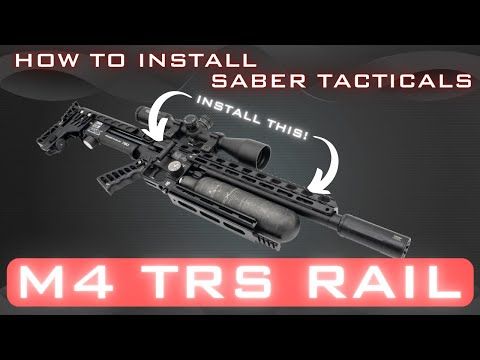 Montagerail Saber Tactical TRS Compact FX Impact M4 (2)