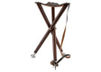 Aanzitstoel Hout Driepoot 60 cm met Stalen Voeten