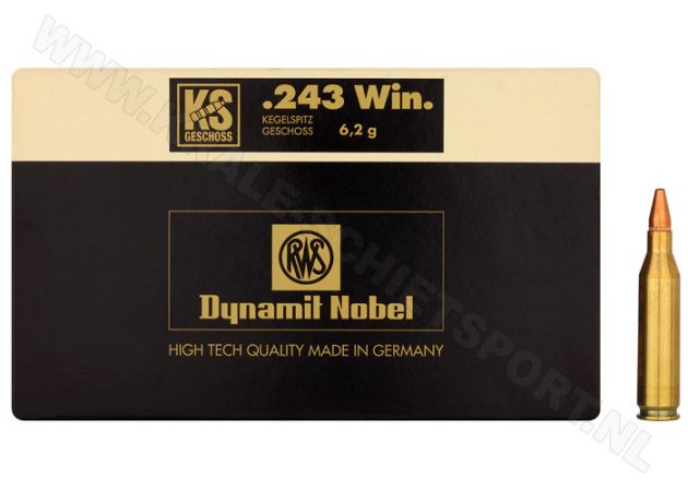 Kogelpatronen RWS Kegelspitz .243 Win 96 grain (2)