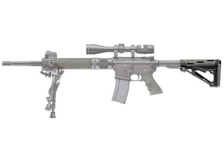 Kolf Hogue AR15 OMCB Mil-Spec met grip Ghilly Green (2)