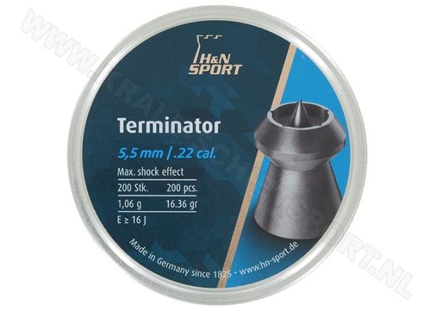 Luchtdrukkogeltjes H&N Terminator 5.5 mm 16.36 grain