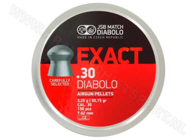 Luchtdrukkogeltjes JSB Exact Heavy 7.62 mm 50.15 grain