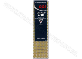 Kogelpatronen CCI Mini Mag HV .22 LR  Copper Plated RN 40 Grain